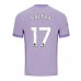 Maillot de foot Brighton Carlos Baleba #17 Extérieur vêtements 2025-26 Manches Courtes